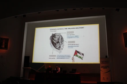 "FİLİSTİN MÜCADELESİ ve AFİŞ" konulu Konferans gerçekleştirildi